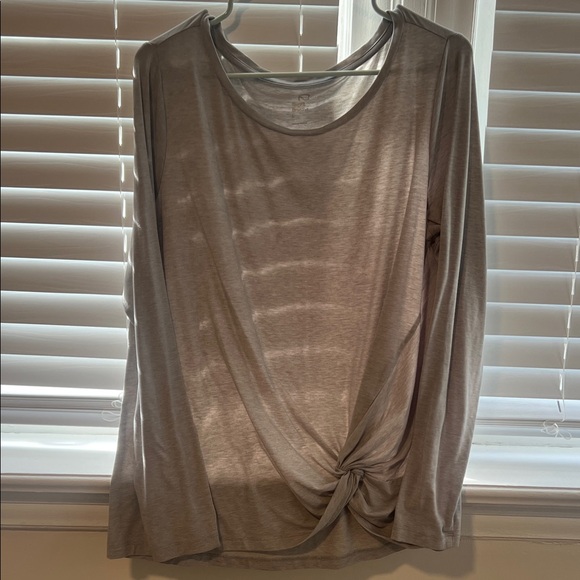 Gray Long Sleeve Women's Top - Picture 5 of 5